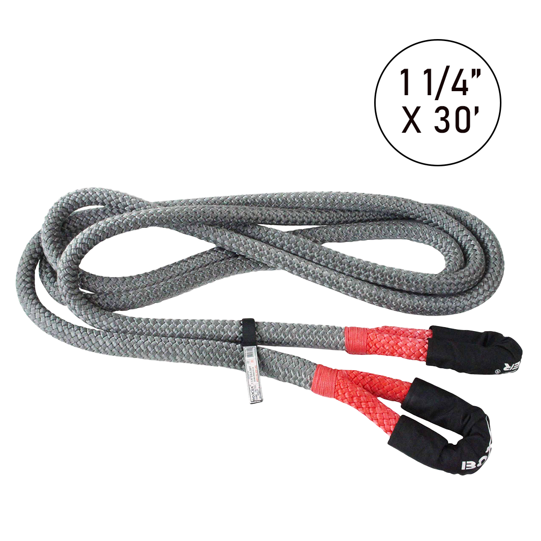 Boxer Nylon Kinetic Tow Rope in Red - 1-1/4 Inch x 30 Feet – Boxer Tools