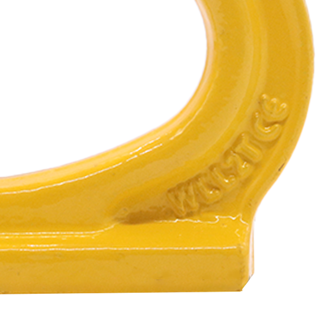 Heavy-Duty 2-Ton Weld-On Anchor Hooks with Safety Latch - G80 Construction