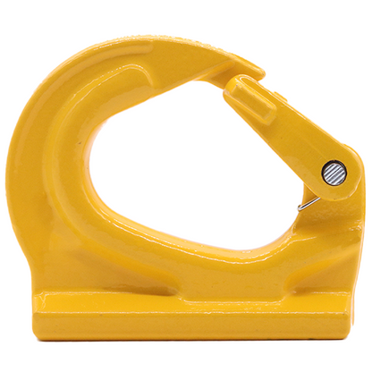 Heavy-Duty 3-Ton Weld-On Anchor Hooks with Safety Latch - G80 Construction