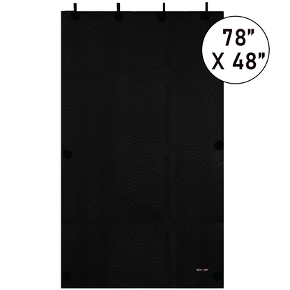 Boxer Studio Sound Haven: 78" x 48" Insulated Blanket with Grommets & Loops - Perfect for Doors, Windows, and Beyond!