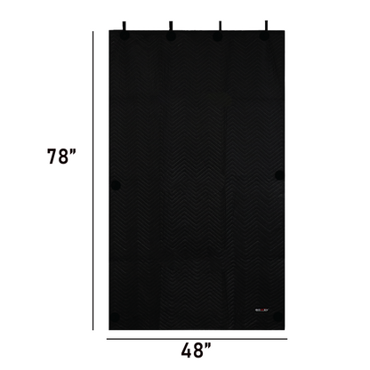 Boxer Studio Sound Haven: 78" x 48" Insulated Blanket with Grommets & Loops - Perfect for Doors, Windows, and Beyond!