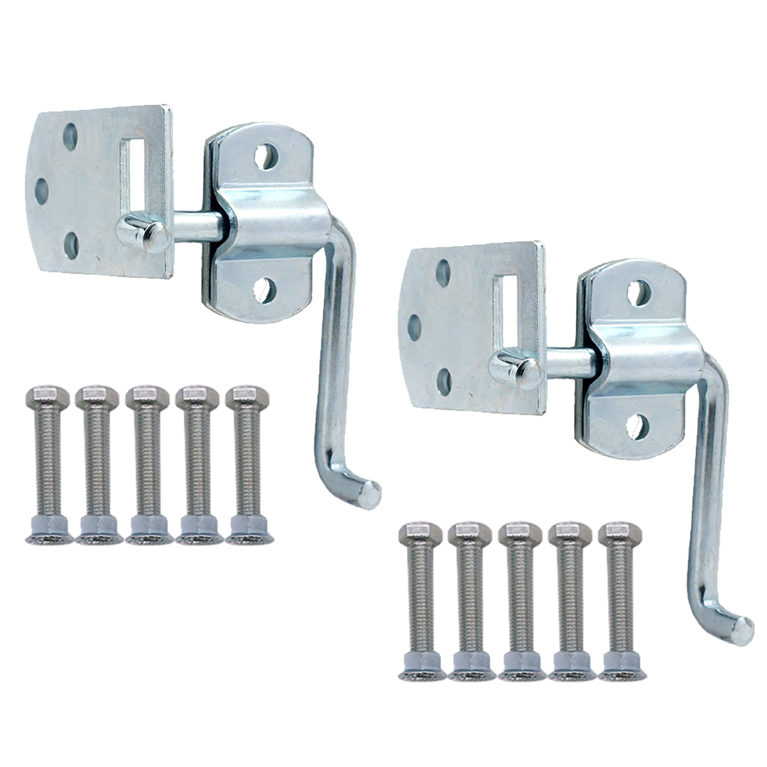 Complete Truck Corner Gate Latch Kit with Bolts and Nuts: Easy Install, Secure Hold