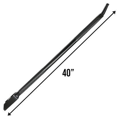 Combination Winch Bar in Black - 40 Inch