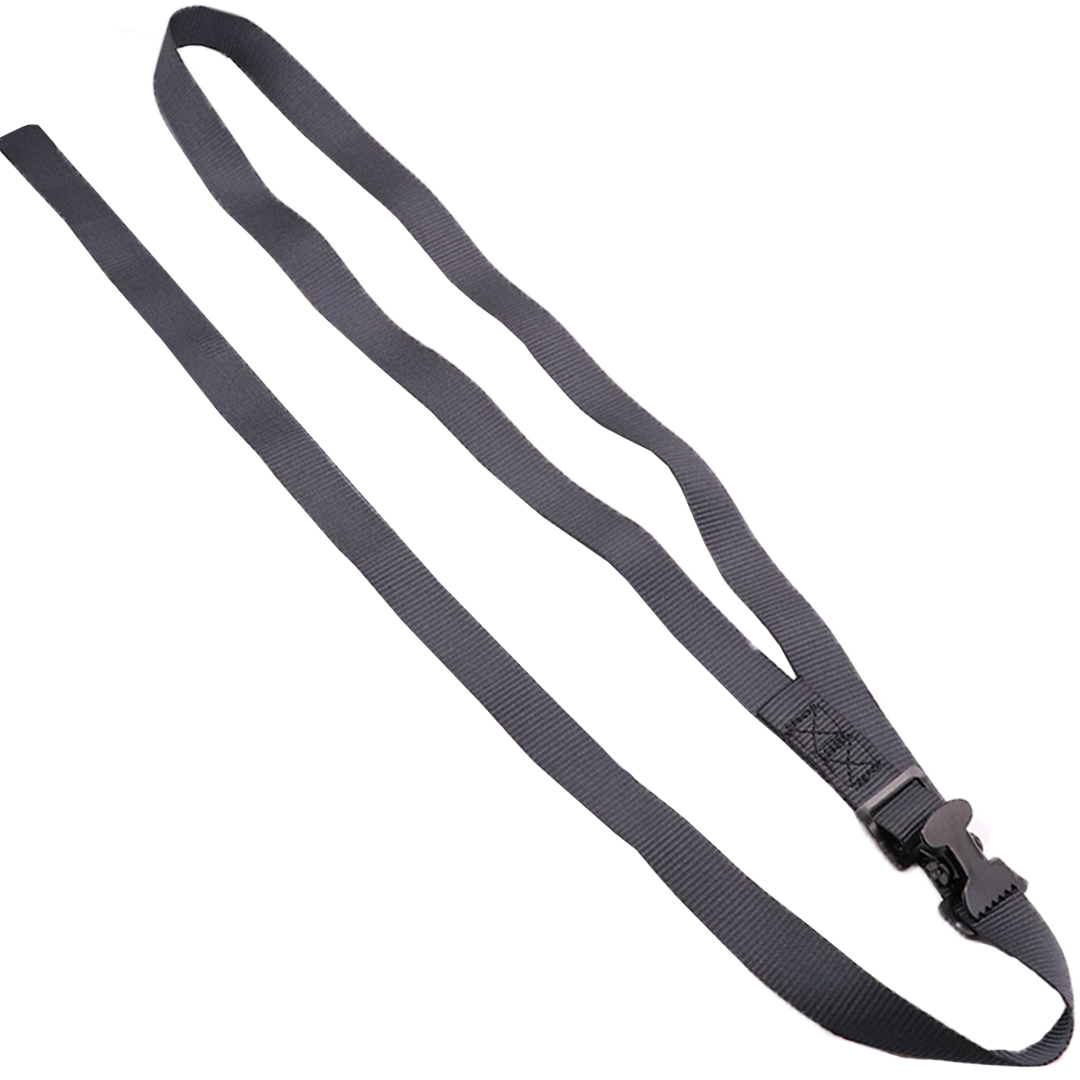 Boxer All-Purpose 1" x 6' Utility Black Tie Down with Alligator Clips