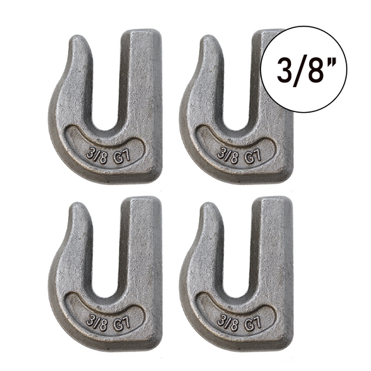 Heavy-Duty 3/8" Forged Clevis Grab Hook - Secure Cargo on Flatbed Trucks & Trailers